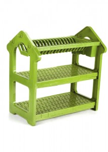 Colorful ABS Kitchen Dish Drainer Rack 3 Layers Dr16-Hcs