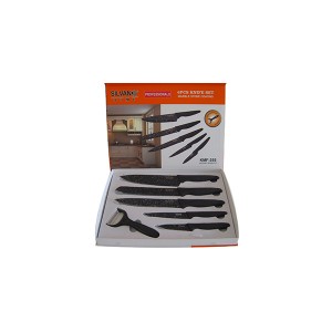 Free sample for Smoothie Blender -
 Stainless Steel Kitchen Knives Set with Painting No. Kns-7c06 – Long Prosper