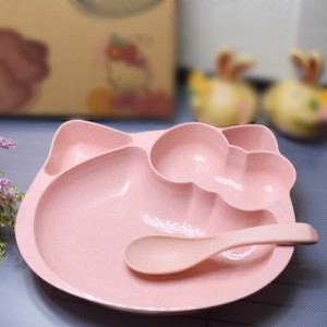 Nature Wheat Straw Hello Kitty Style-No.WS02-Dinnerware