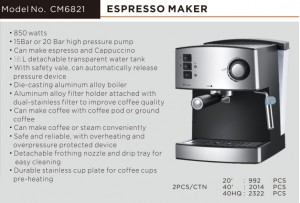 Espresso Coffee Maker-NO. 9120-home appliances