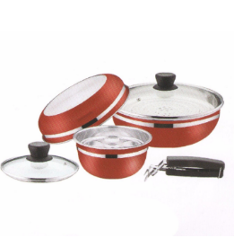 Non-Stick Coating Stainless Steel Cookware Frying Pan Cooking Pot PP001