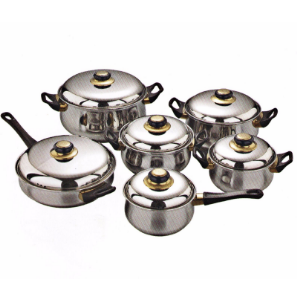 OEM/ODM Supplier Vacuum Hand Pan -
 Home Appliance 12PCS Stainless Steel Cooking Pot and Frying Pan PP004 – Long Prosper