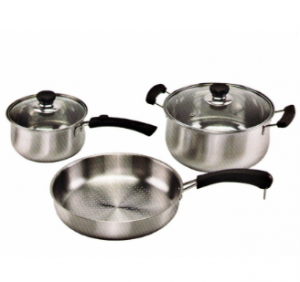 Stainless Steel Kitchenware Cooking Pot and Frying Pan PP011