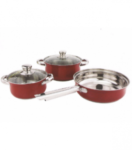 Reasonable price Surgical Stainless Steel Cookware Set -
 Home Appliance Stainless Steel Kitchen Ware Cooking Pot and Frying Pan with Painting PP012 – Long Prosper