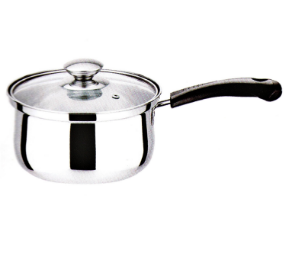 Stainless Steel Cookware Set Cooking Milk Pot with a Long Handle Cp019