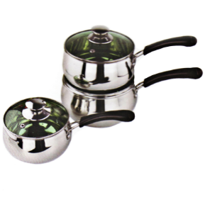 Stainless Steel Cookware Set Cooking Milk Pot Casserole Frying Pan Cp024