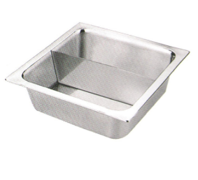 Home Appliance Stainless Steel Two Flavor Square Hot Pot with One Stainless Steel Division Plate HP004