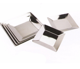 Stainless Steel Kitchenware Square Tray Service Plate Sp047