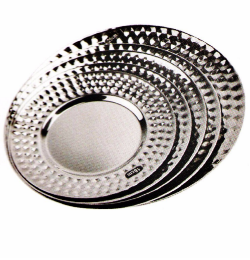 Online Exporter Nature Wheat Table Ware -
 Stainless Steel Kitchenware Oval Tray in Round Design Sp029 – Long Prosper