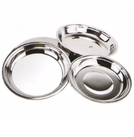 Stainless Steel Kitchenware Oval Tray in Round Design Sp009