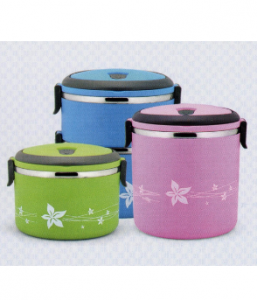 Stainless Steel 1/2 Layers Lunch Box with Handle