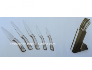 OEM/ODM Supplier Big Dish Rack Set -
 Stainless Steel Kitchen Knives Set with Painting No. Fj-0049 – Long Prosper