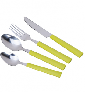 Discountable price Water Kettle -
 Stainless Steel Dinner Cutlery Set with Colorful Plastic Handle No. P03 – Long Prosper