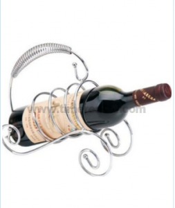 Iron Wire Wine Stand Rack with Plating No. Wr003