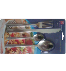 4PCS Stainless Steel Dinner Cutlery Set No. CT4-S01