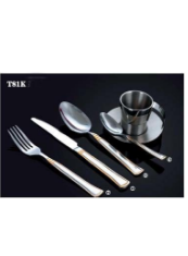 Vente de haute qualité à chaud Couverts en acier inoxydable Dinner Set n ° 9100-1000