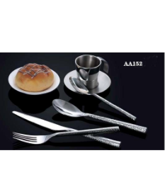 Reasonable price Silver Luxury Mirror Polish Restaurant Wedding Camping Stainless Steel Cutlery Set