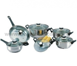 Stainless Steel 12PCS Cookware Set S103