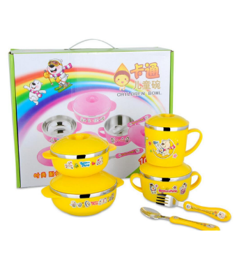 PriceList for Mincer -
 Gift Stainless Steel Children Dinnerware Sets 10PCS – Long Prosper