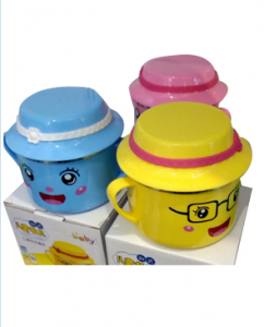 Gift thép không gỉ Trẻ em đồ ăn Set Mug