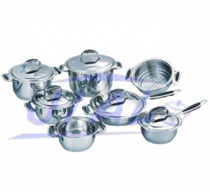 Stainless Steel 12PCS Cookware Set S114