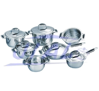 Reasonable price for Stainless Steel Lunch Box -
 Stainless Steel 12PCS Cookware Set S114 – Long Prosper
