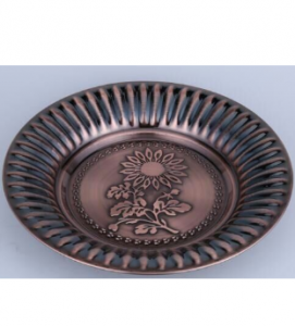 Ancient Carcass Color Steel Soup Plate