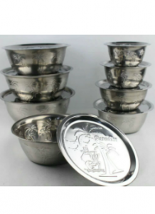 Stainless Steel Belly Shape Bowl with Cover Ss-B1320