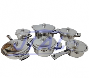 Best quality Collapsible Juicer -
 Stainless Steel 12PCS Cookware Set S112 – Long Prosper