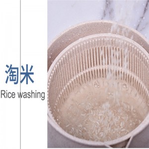 Wheat Straw Multifunctional Rotary Bean Washing Machine Egg Cracker Rice Washing Machine