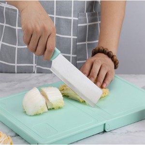 Multifunctional 5PCS Folding Cutter Chopping Board Box Kitchen Knife Set