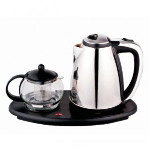 Fashion Household Appliance Electrical Kettle with Tea Pot Zy-038
