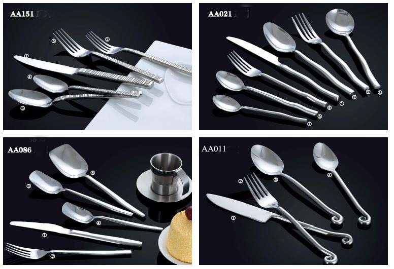 High Quality Stainless Steel Cutlery Dinner Set No. AA151-021-086-011