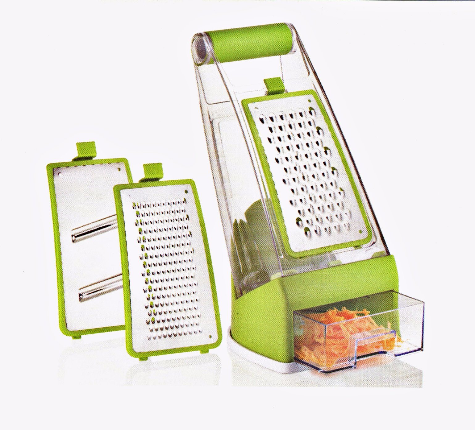 Special Price for Hollow Handle Utensils -
 Multi-Function 3 in 1 Plastic Vegetable Food Grater Cutting Machine Fg002 – Long Prosper