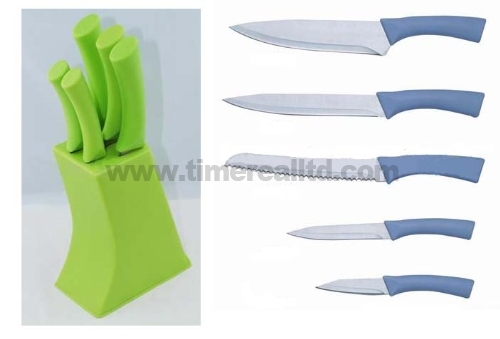New Arrival China Kitchen Accessory -
 Stainless Steel Kitchen Knife Set Kns-B005 – Long Prosper