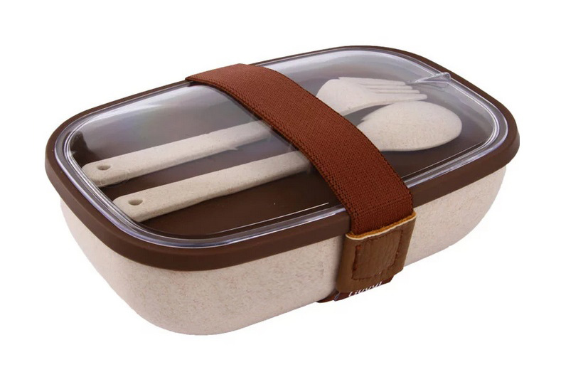 PriceList for Fork And Spoon Travel Set -
 Hot New Products Eco-friendly Lunch Box Wheat Straw Bento Box With Fork And Spoon – Long Prosper
