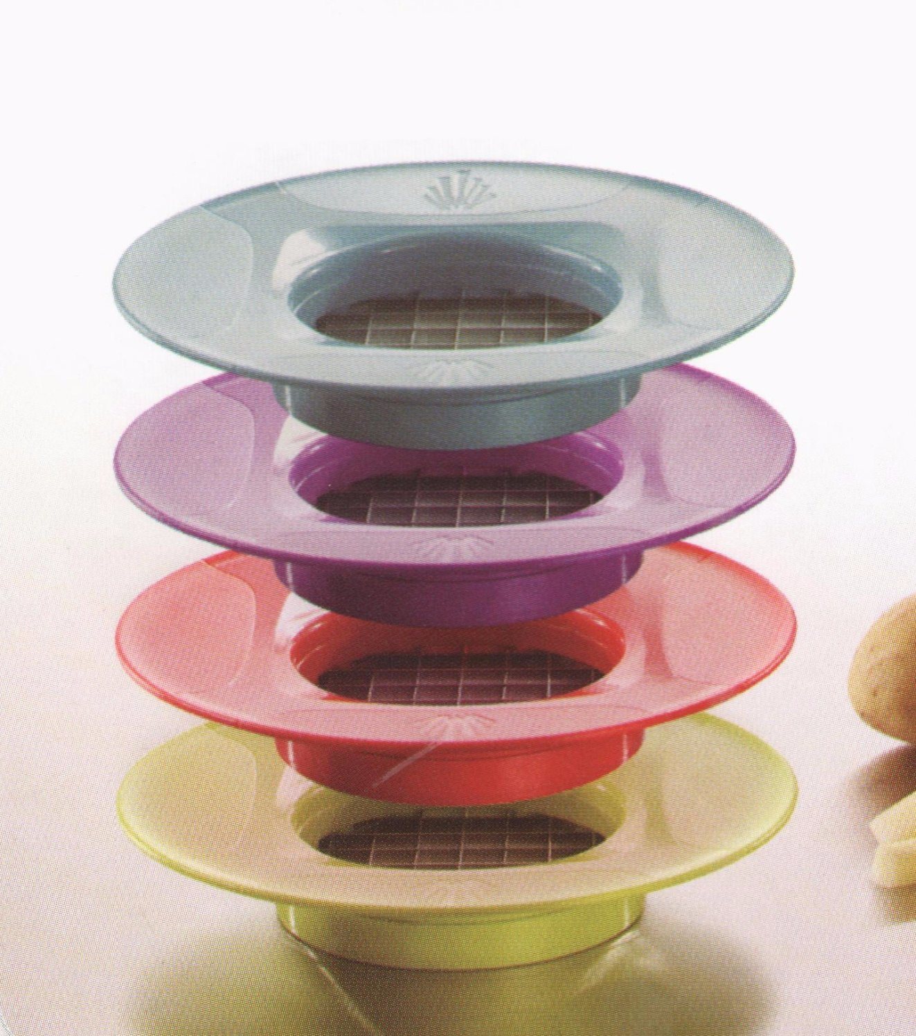 2 in 1 Plastic Food Chopper Vegetable Cutter Cg075