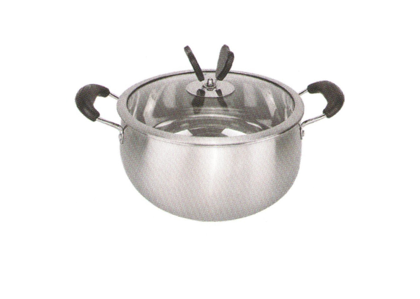 Massive Selection for Wedding Tableware -
 Household Stainless Steel Cookware Set Cooking Pot Cp006 – Long Prosper