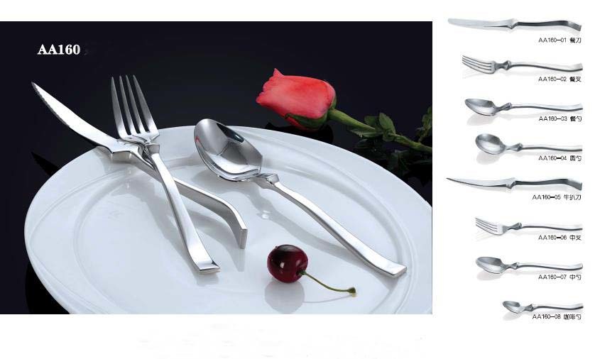 Newly Arrival Nature Wheat Lunch Box -
 High Quality Hot Sale Stainless Steel Cutlery Dinner Set No. AA160 – Long Prosper