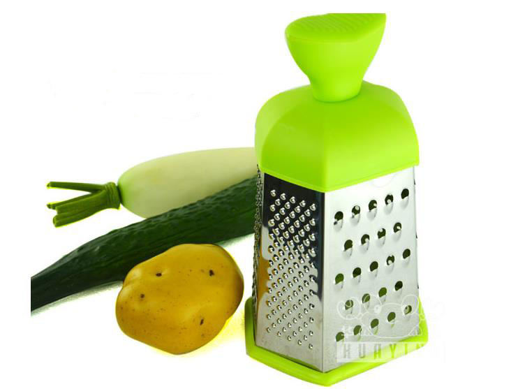 2017 wholesale price Kitchen Vegetable Storage Rack -
 Six Sides Stainless Steel Vetagetable Grater Chopper No. G020 – Long Prosper