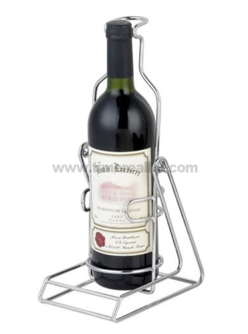Iron Wire Wine Stand Rack with Plating No. Wr001