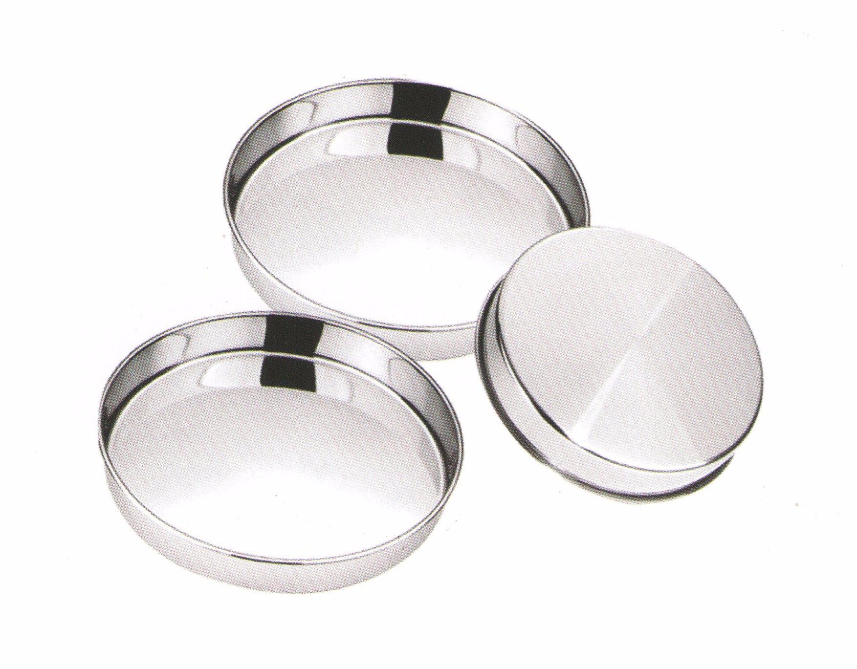 China Manufacturer for Nature Wheat Mug -
 Stainless Steel Kitchenware Oval Tray in Round Design Sp012 – Long Prosper
