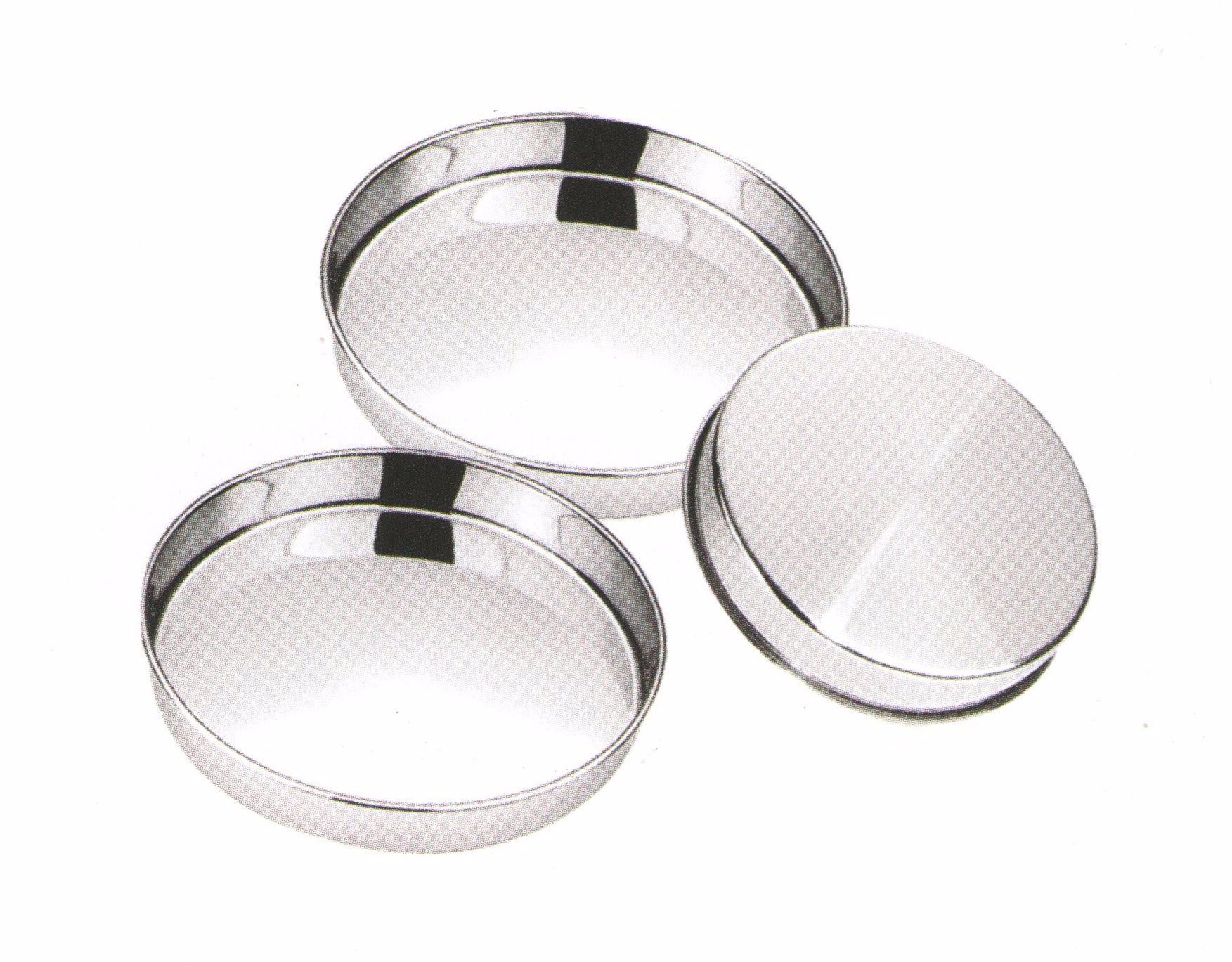 OEM/ODM Supplier Wedding Cute Cutlery Set -
 Stainless Steel Kitchenware Oval Tray in Round Design Sp012 – Long Prosper