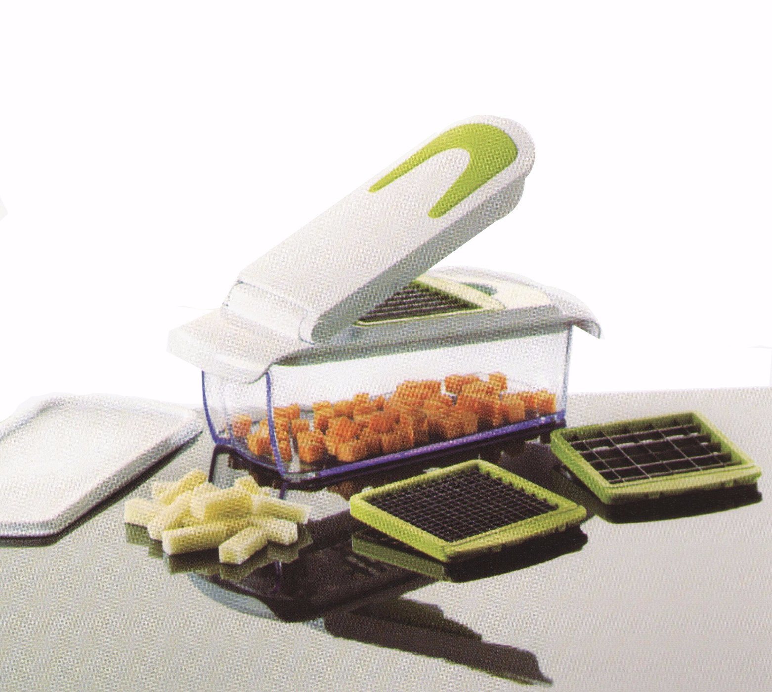 Plastic Vegetable Cutting Food Chopper Dice and Slice Machine Cg071