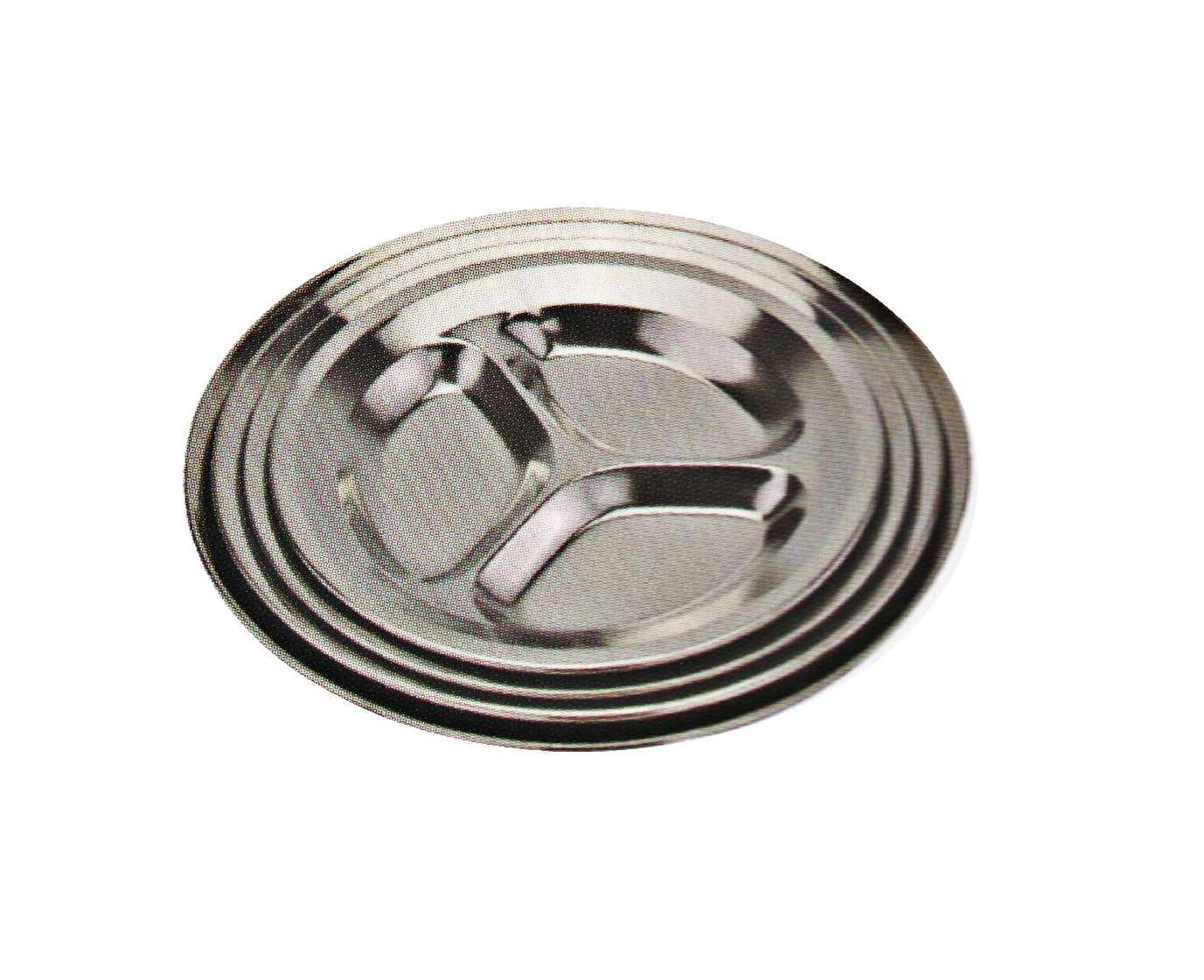 Stainless Steel Kitchenware Oval Tray in Round Design Sp002