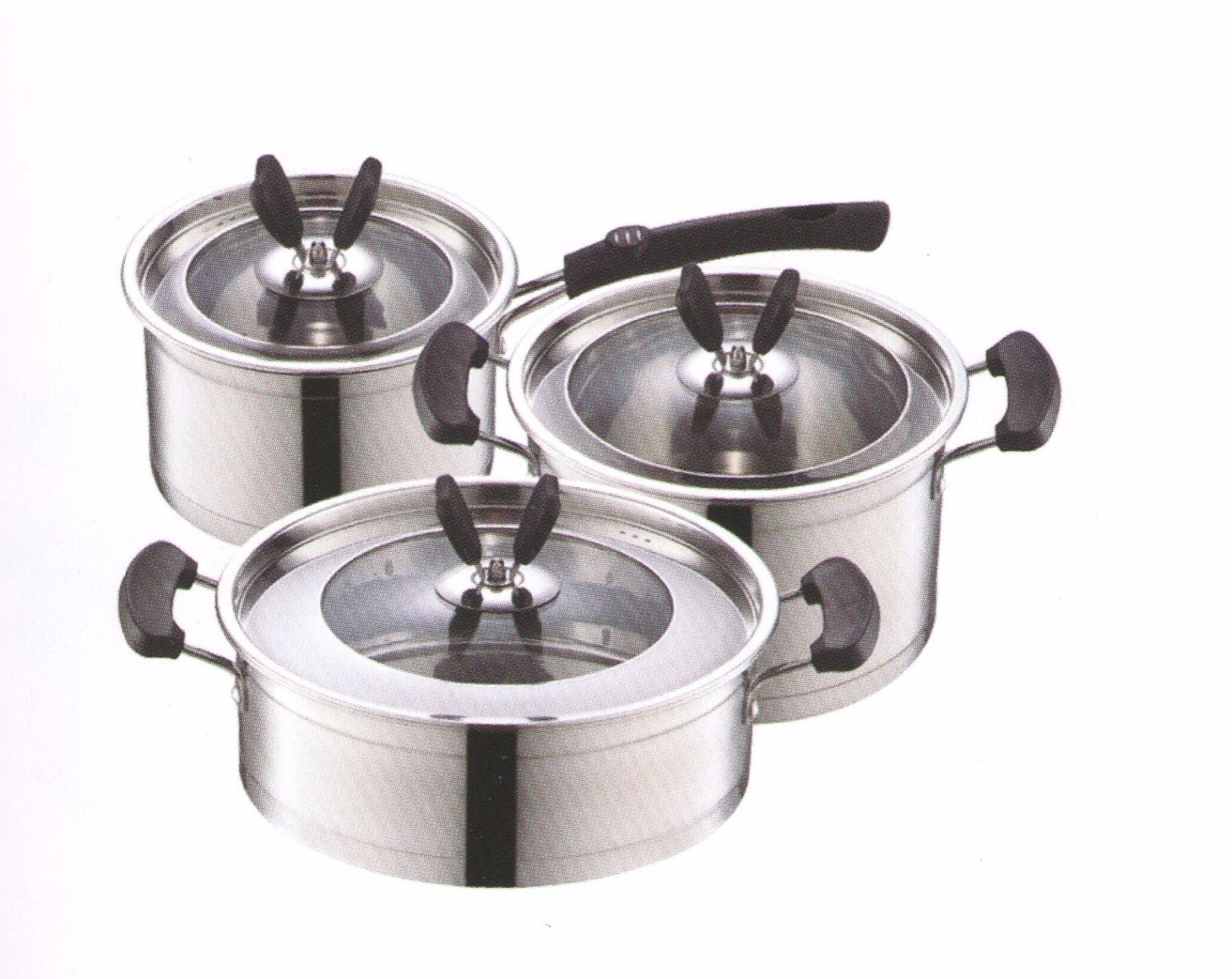 Stainless Steel Kitchen Ware Cooking Pot and Frying Pan PP013