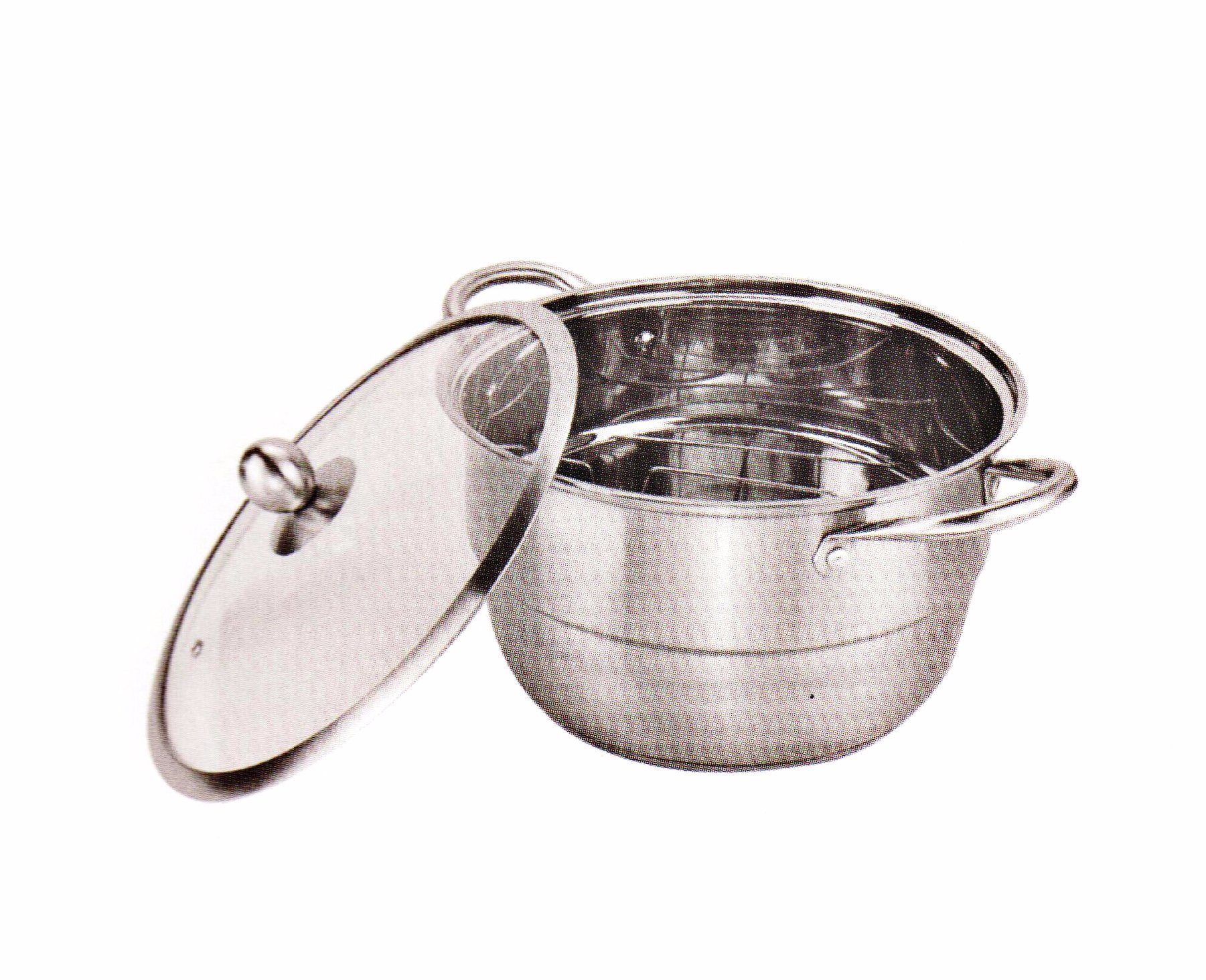 OEM Manufacturer Apple Slicer -
 Home Appliance Stainless Steel Cookware Cooking Pot Steaming Pot Cp025 – Long Prosper
