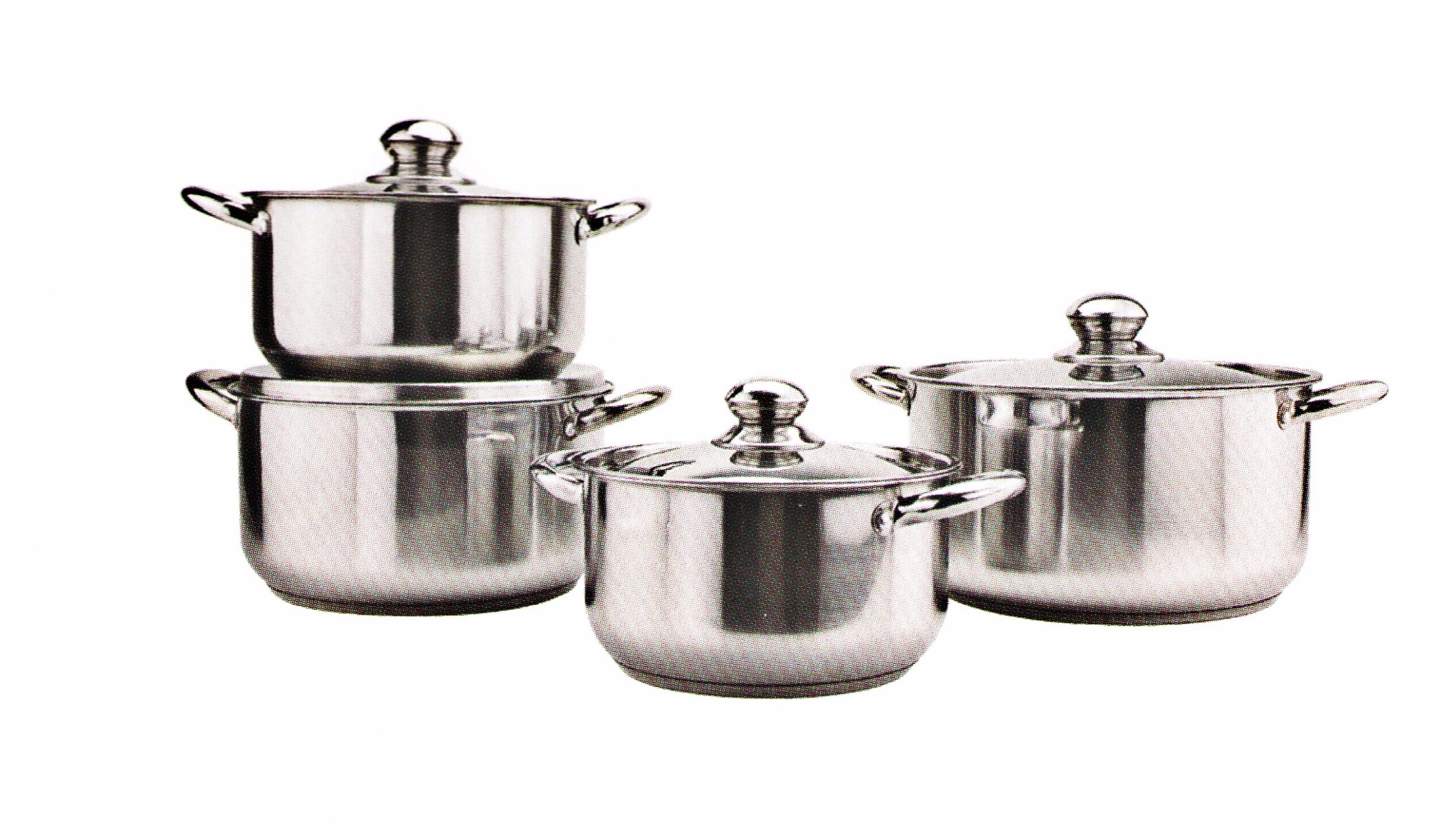 Best Price for Small Electrical Household Appliances -
 Home Appliance 8PCS Stainless Steel Cooking Pot with Painting PP003 – Long Prosper