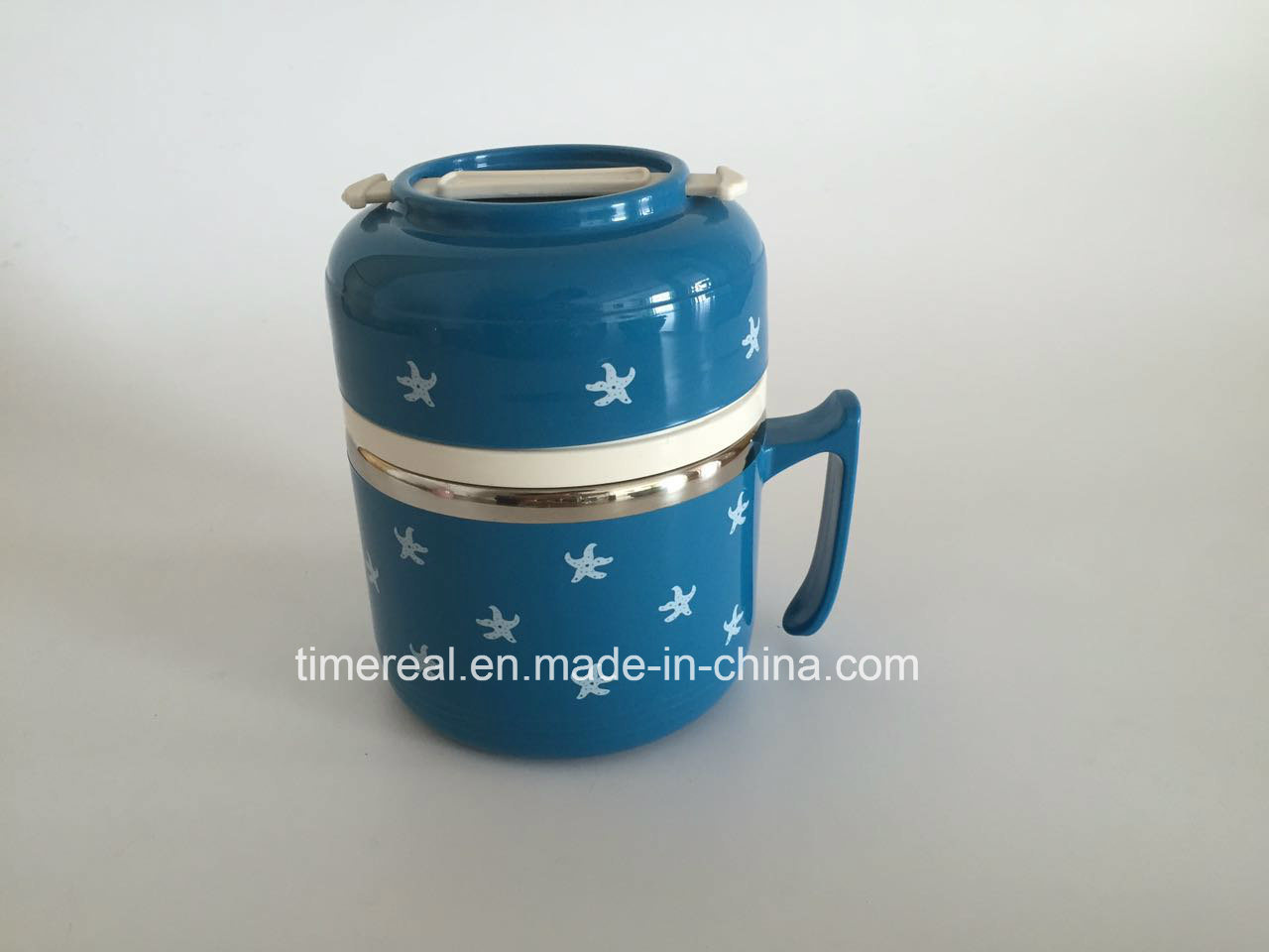 Stainless Steel Food Box Carrier with Hand Xg-001