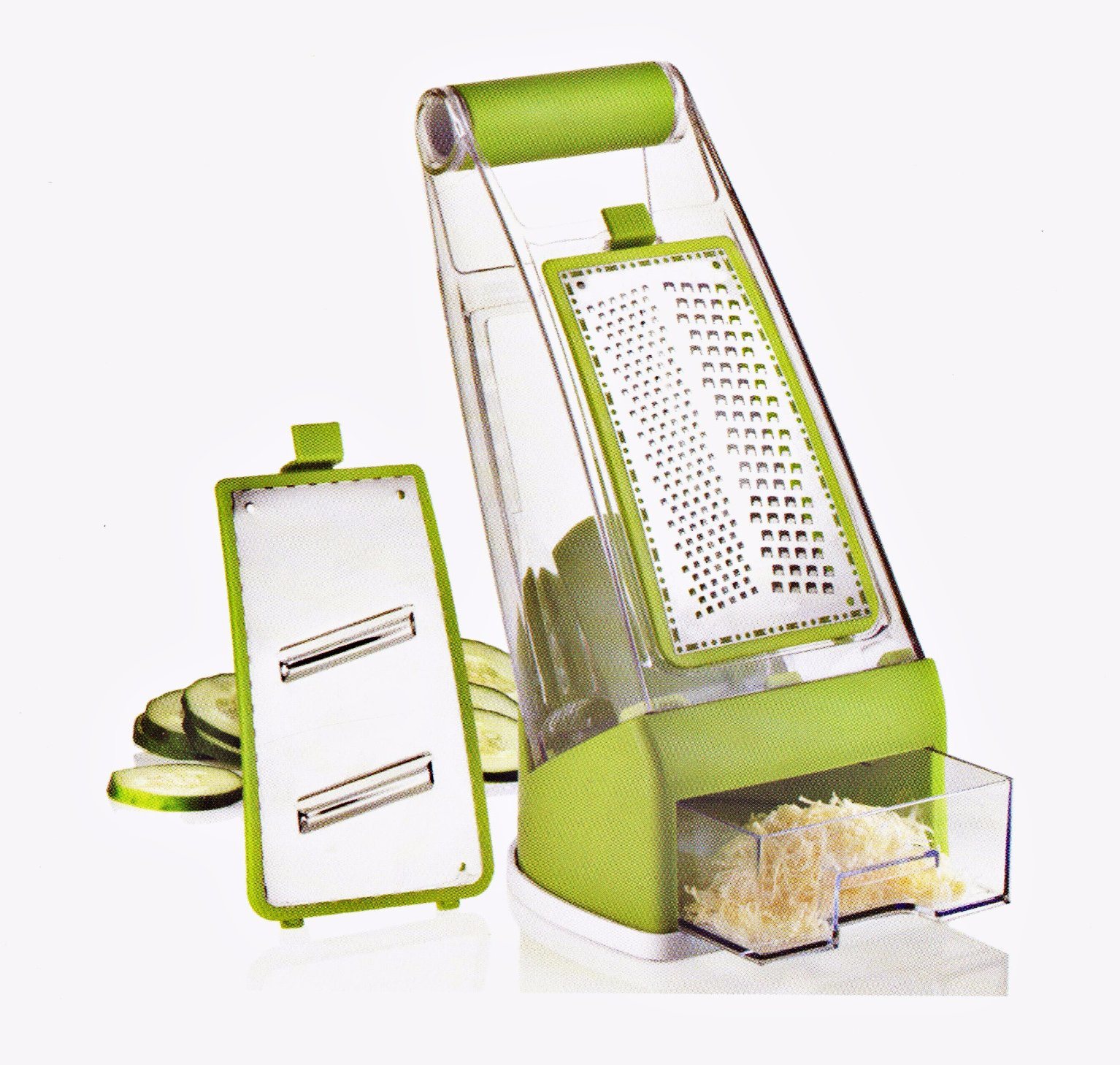 Leading Manufacturer for Personalized Kitchen Utensils -
 Multi-Function 2 in 1 Home Appliance Plastic Vegetable Food Grater Cutting Machine Fg003 – Long Prosper
